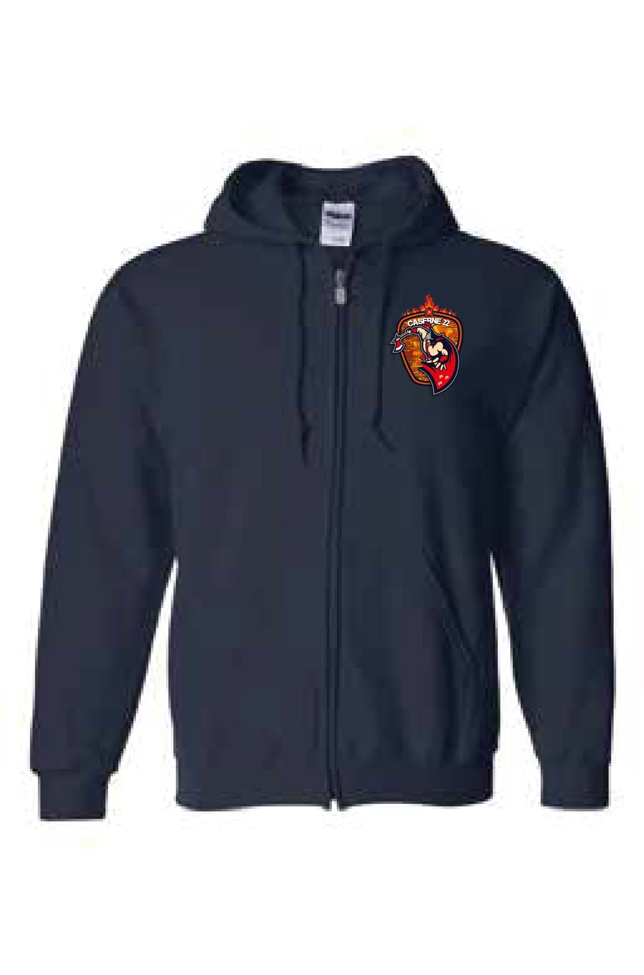 Molleton à capuchon et fermeture éclair Heavy Blend Caserne 22