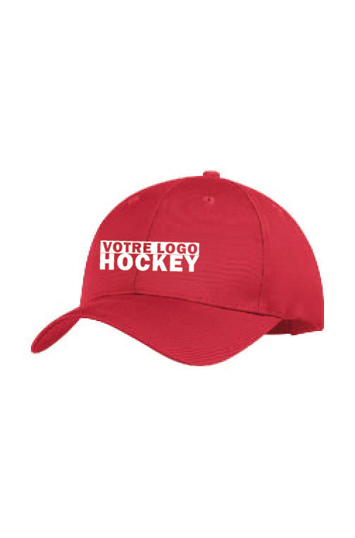 casquette coton logo texte