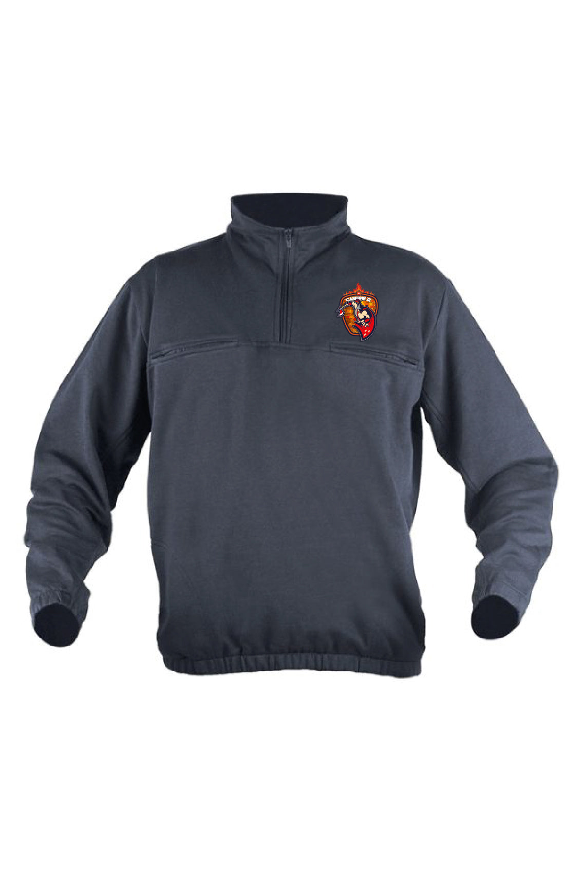 Sweat-shirt à col roulé demi-zip Game Workwear Firefighter Caserne 22