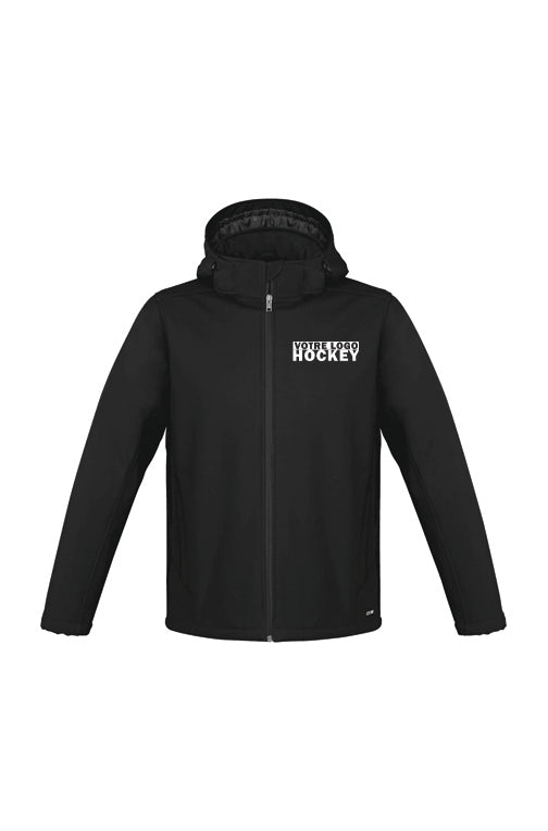 Manteau hiver logo texte