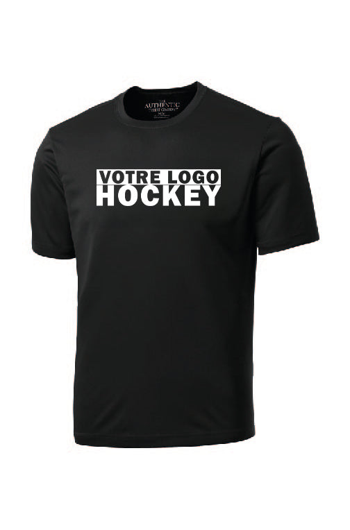 Chandail manche courte sport logo texte