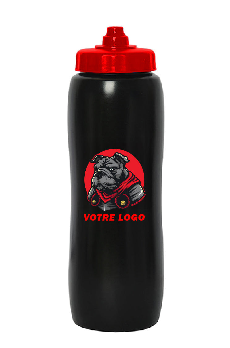Bouteille d'eau en plastique, 1000 ml.