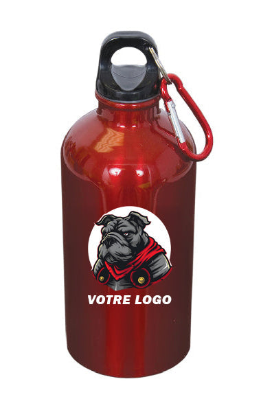 Bouteille d'eau en acier inoxydable, 500 ml.